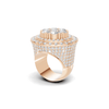 Luxe Cluster Pavé Ring