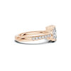 Two Stone Pave Ring