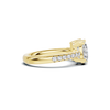 Two Stone Pave Ring