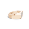 Pave Set Rectangular Ring