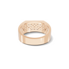 Pave Set Rectangular Ring