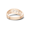 Multi Gemstone Bypass Ring