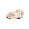 Multi Gemstone Bypass Ring