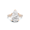 Teardrop Pavé Engagement Ring