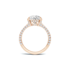 Teardrop Pavé Engagement Ring