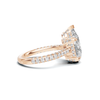 Teardrop Pavé Engagement Ring