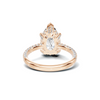 Teardrop Pavé Engagement Ring