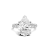 Teardrop Pavé Engagement Ring