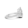 Teardrop Pavé Engagement Ring