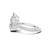 Teardrop Pavé Engagement Ring