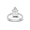 Teardrop Pavé Engagement Ring