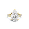 Teardrop Pavé Engagement Ring