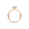 Elegant Teardrop Solitaire Ring