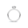 Elegant Teardrop Solitaire Ring