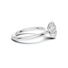 Elegant Teardrop Solitaire Ring