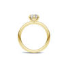 Elegant Teardrop Solitaire Ring