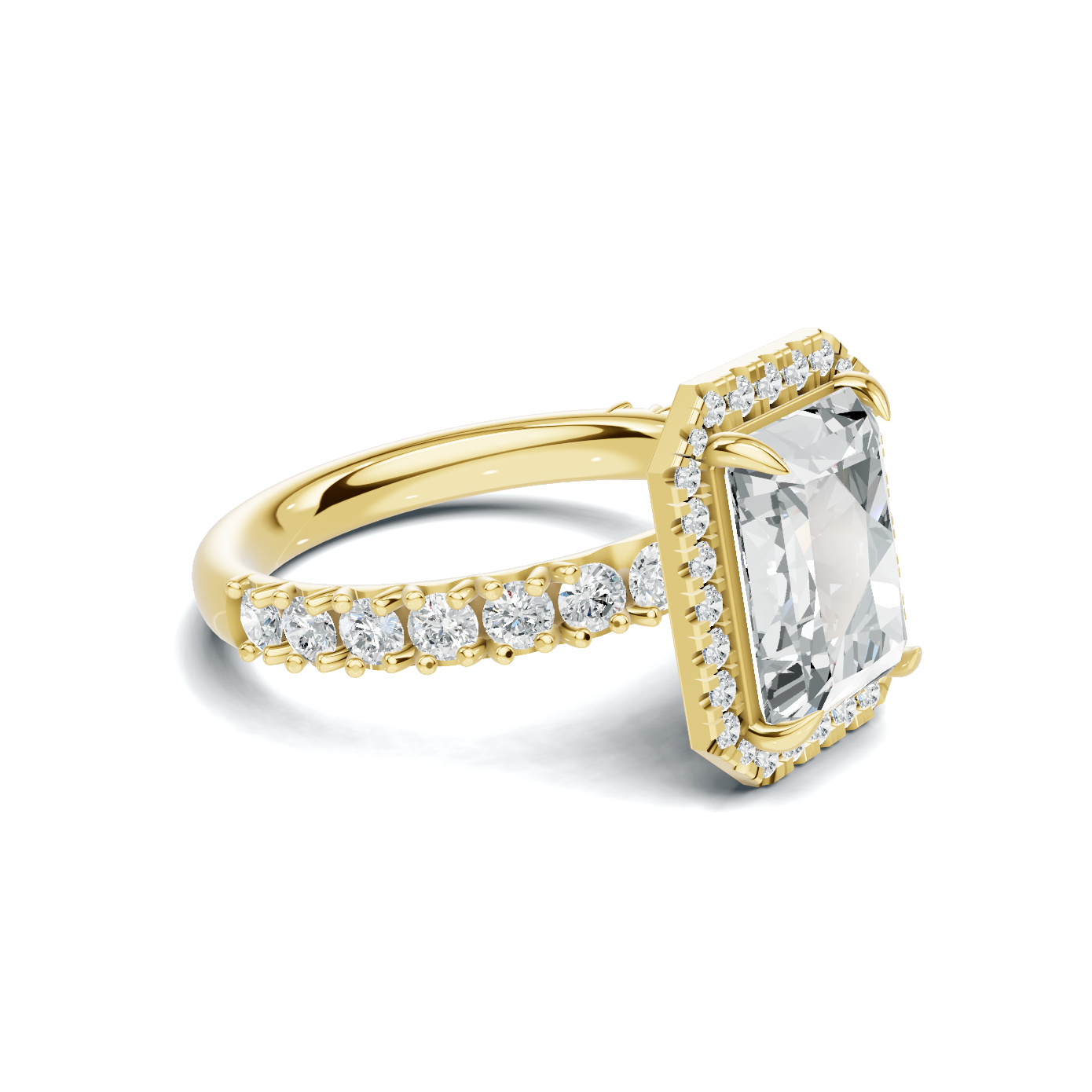 Halo Pavé Ring