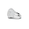 Pave Heart Statement Ring