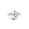 Luxe Sophisticated Three Stone Ring