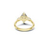 Luxe Sophisticated Three Stone Ring