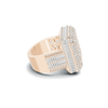 Marquise Heart Halo Ring