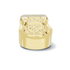Marquise Heart Halo Ring