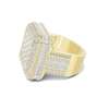 Marquise Heart Halo Ring