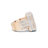 Luxe Pave Baguette Ring