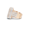 Luxe Pave Baguette Ring