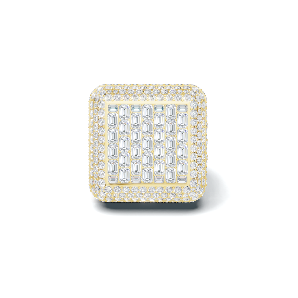 Luxe Pave Baguette Ring