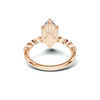 Marquise Accented Statement Ring