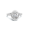 Sleek Modern Bezel Ring
