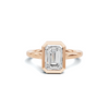 Modern Bezel Set Ring