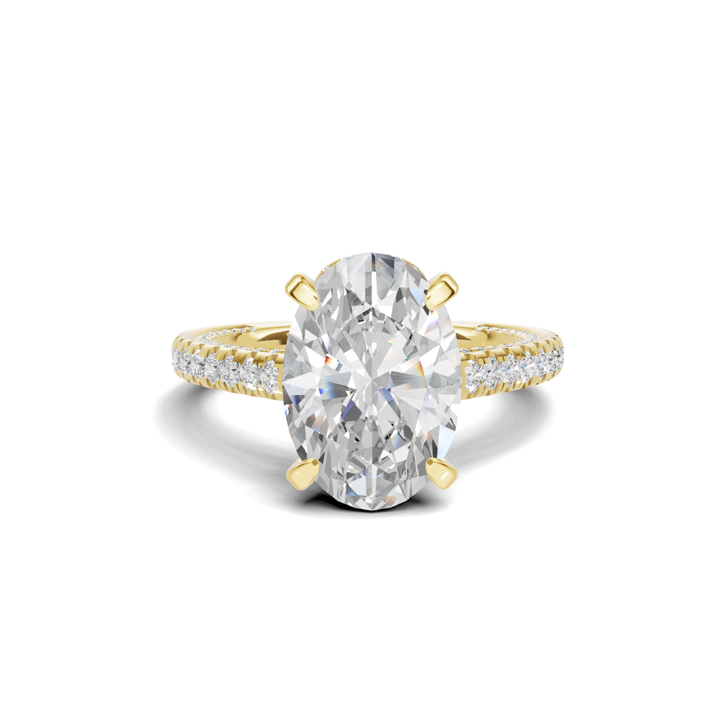 Elegant Pavé Eternity Ring