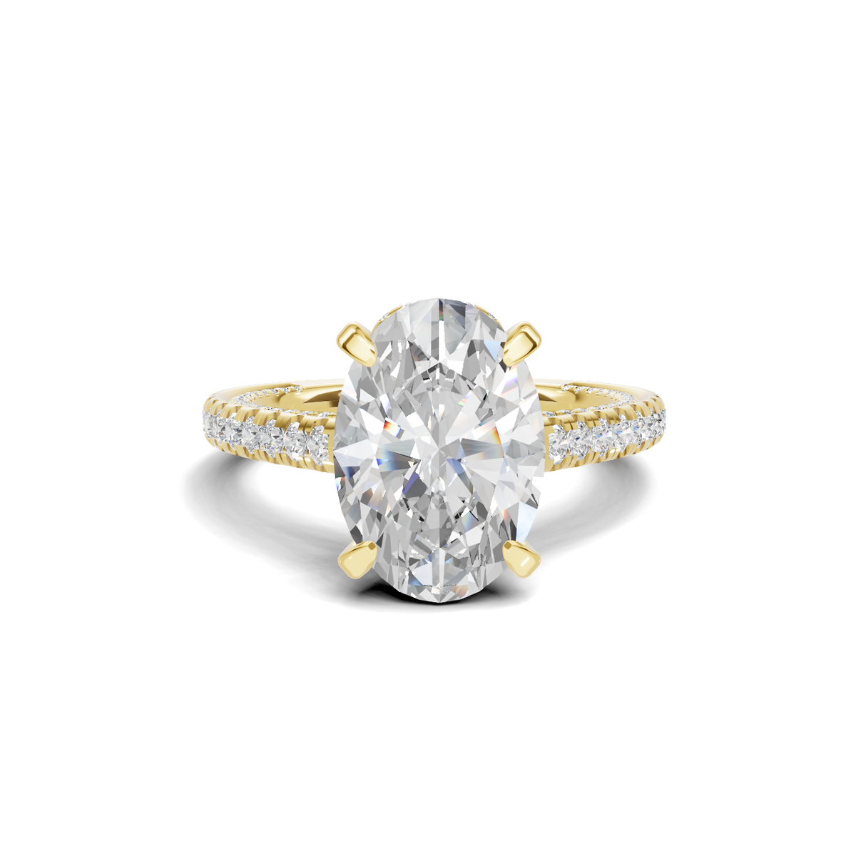 Elegant Pavé Eternity Ring