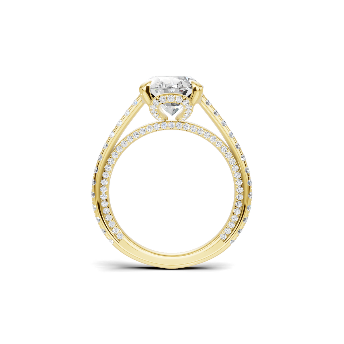 Elegant Pavé Eternity Ring