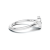 Bezel Heart Solitaire Ring