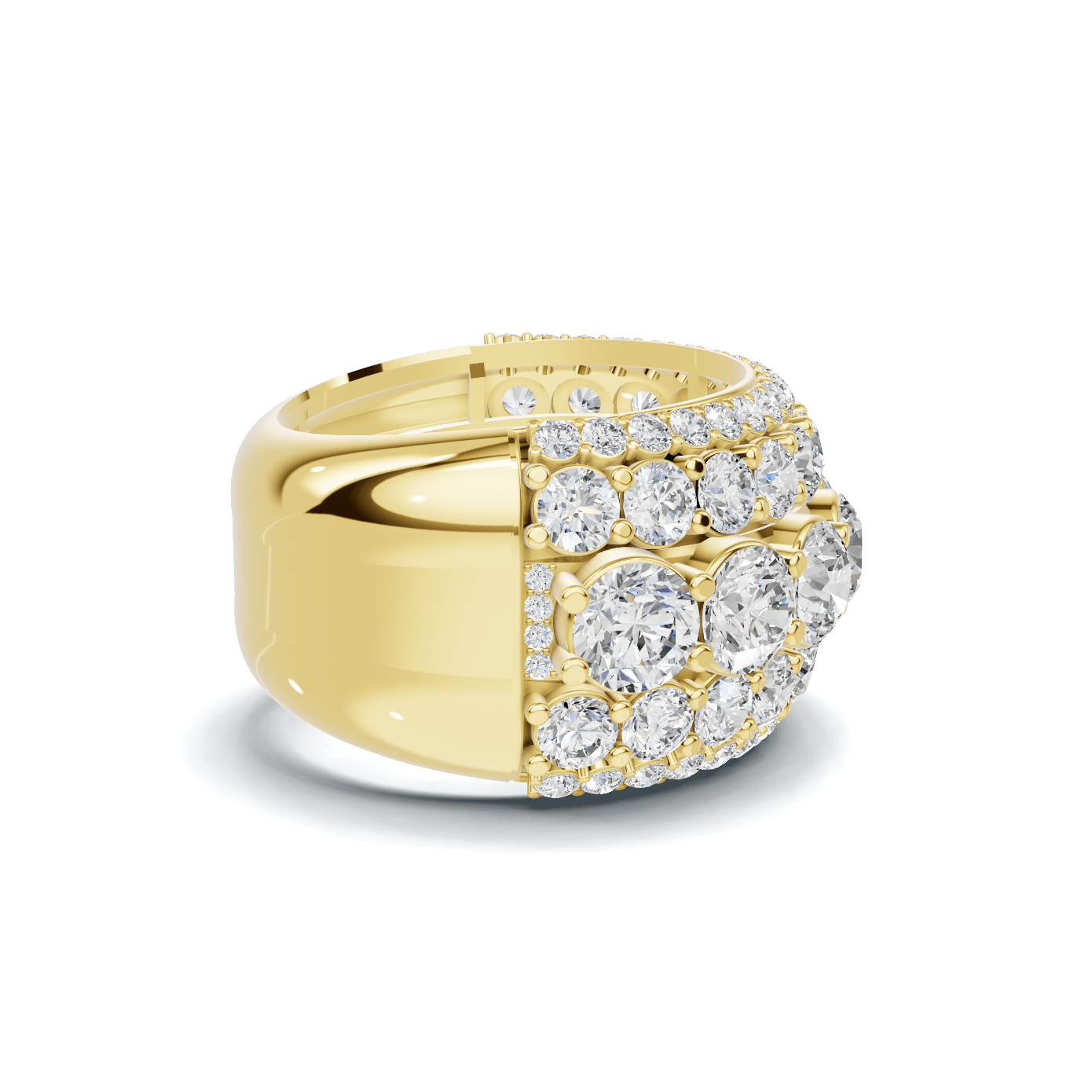 Wide Multi Row Ring