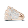 Iced Out Cluster Ring