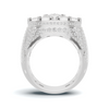 Iced Out Cluster Ring