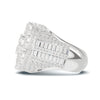 Iced Out Cluster Ring