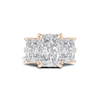 Three Stone Gallery Ring