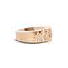 Textured Geometric Statement Ring