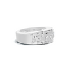 Textured Geometric Statement Ring