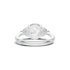 Three Stone Heart Ring