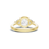 Three Stone Heart Ring