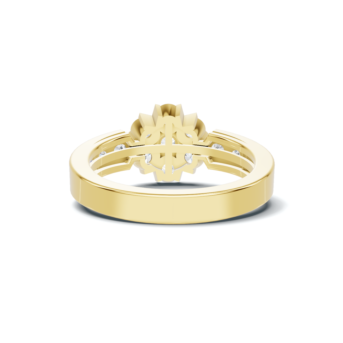 Cluster Floral Statement Ring