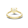 Elegant Heart Solitaire Ring