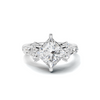 Princess Cut Accent Ring