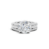 Pave Accented Bridal Ring
